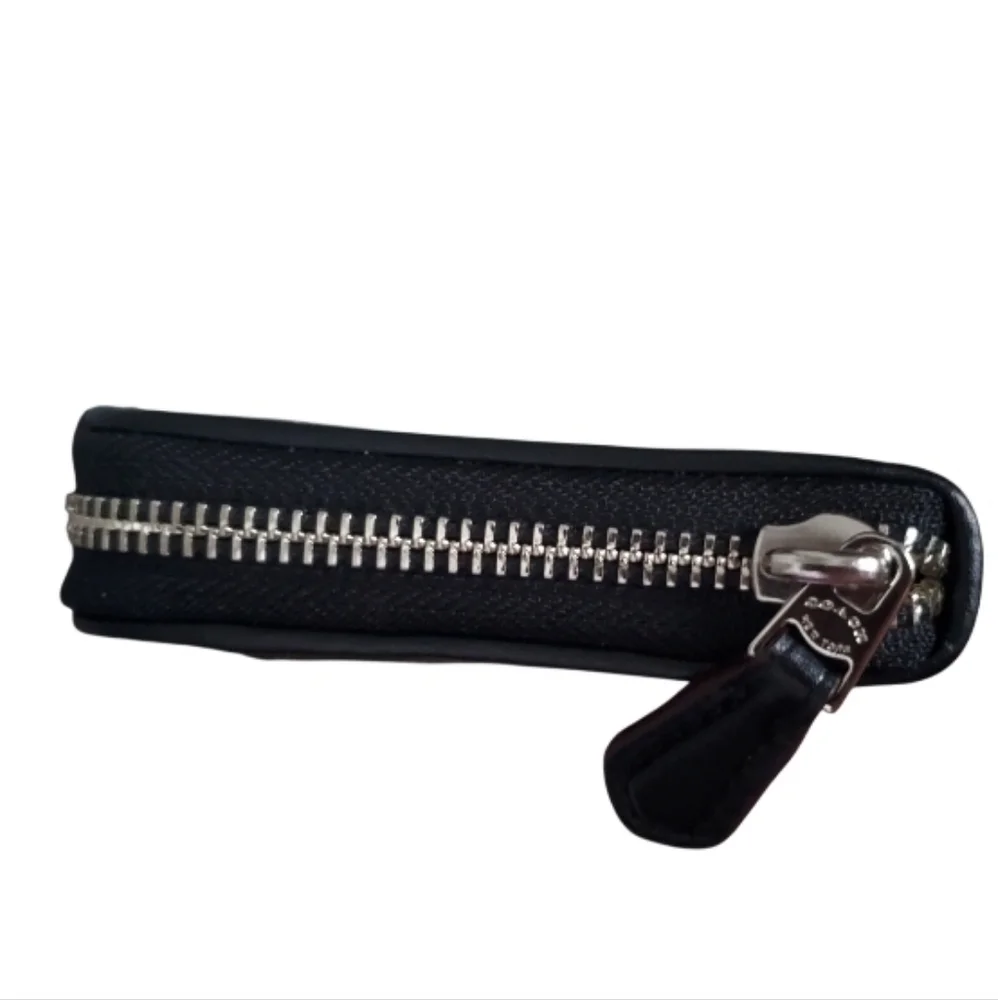 Coach Black Zip-Around Wallet - Picture 4 of 5